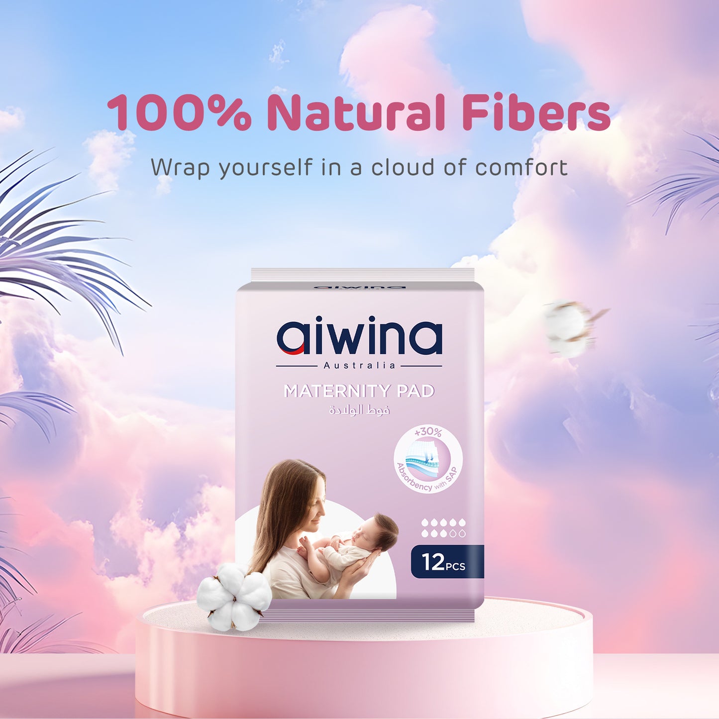 Aiwina Maternity Pad 12 Pcs/Bag