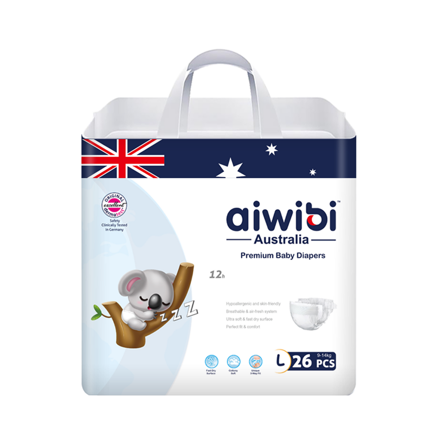 Air Tender Baby Diapers Medium Package