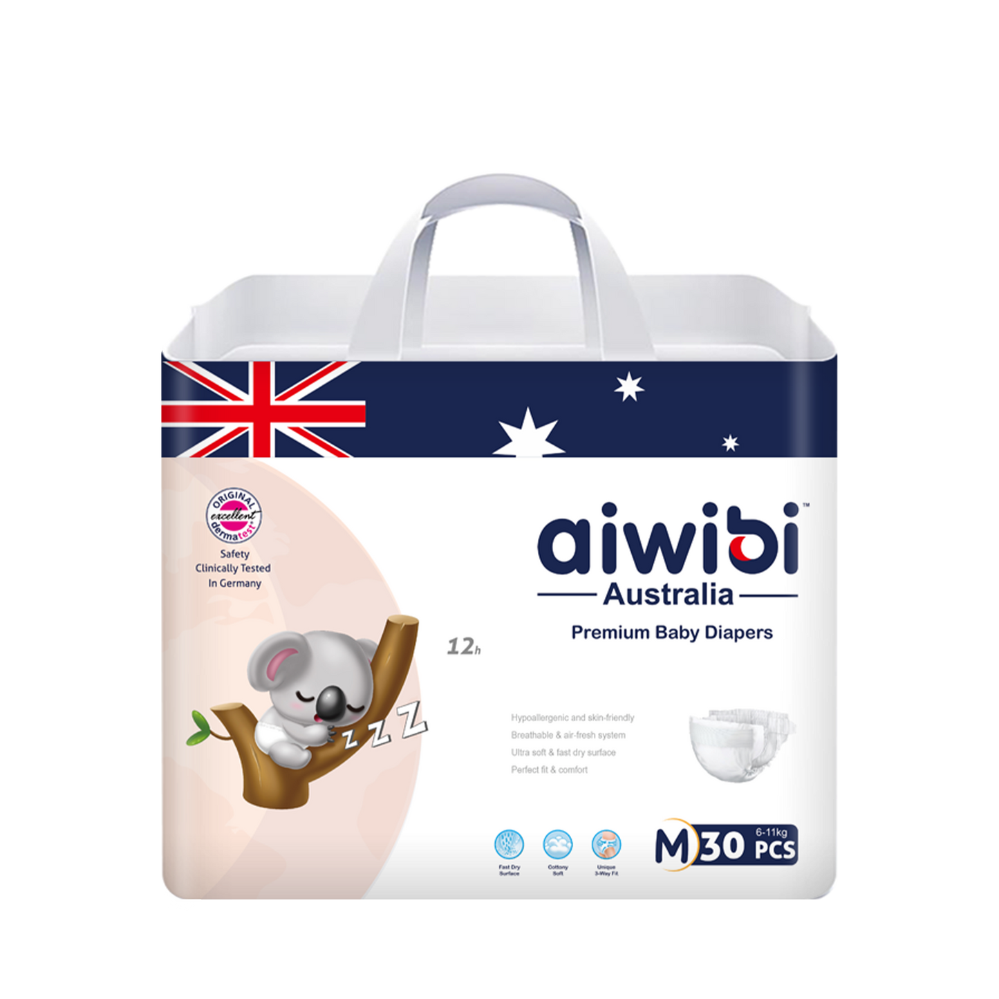 Air Tender Baby Diapers Medium Package