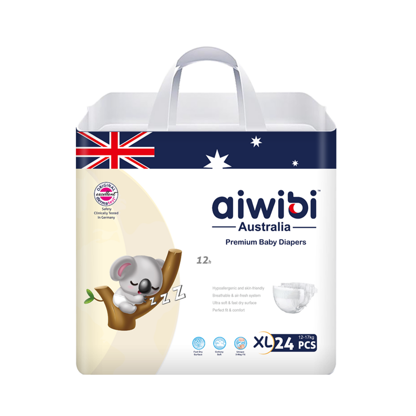 Air Tender Baby Diapers Medium Package