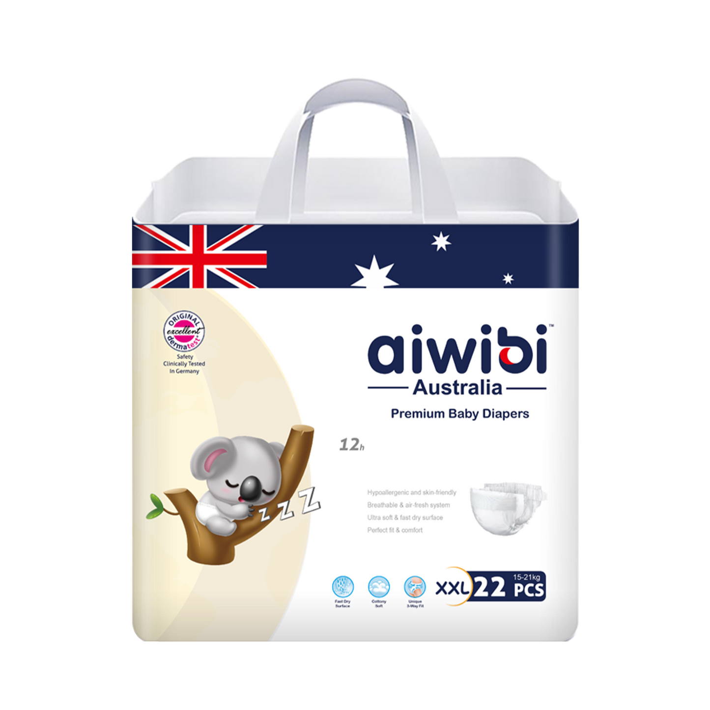 Air Tender Baby Diapers Medium Package