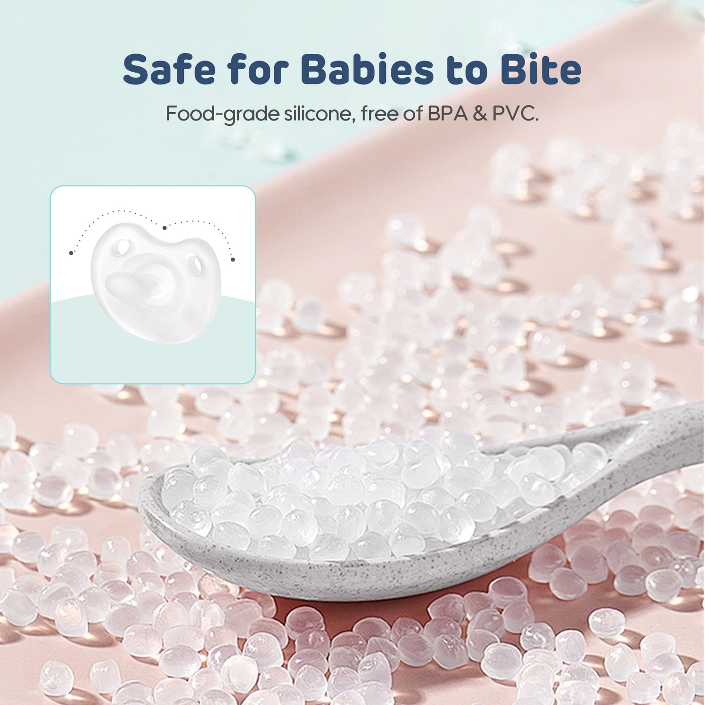 Silicone Soothing Pacifier(Day&Night)