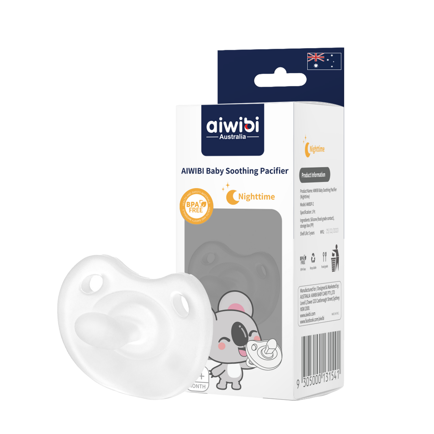 Silicone Soothing Pacifier(Day&Night)