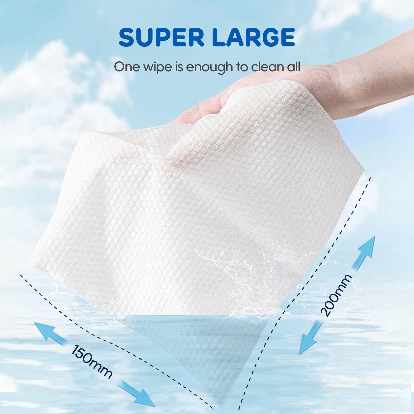 Gentle Soft Sensitive Care Wipes 80 Pcs