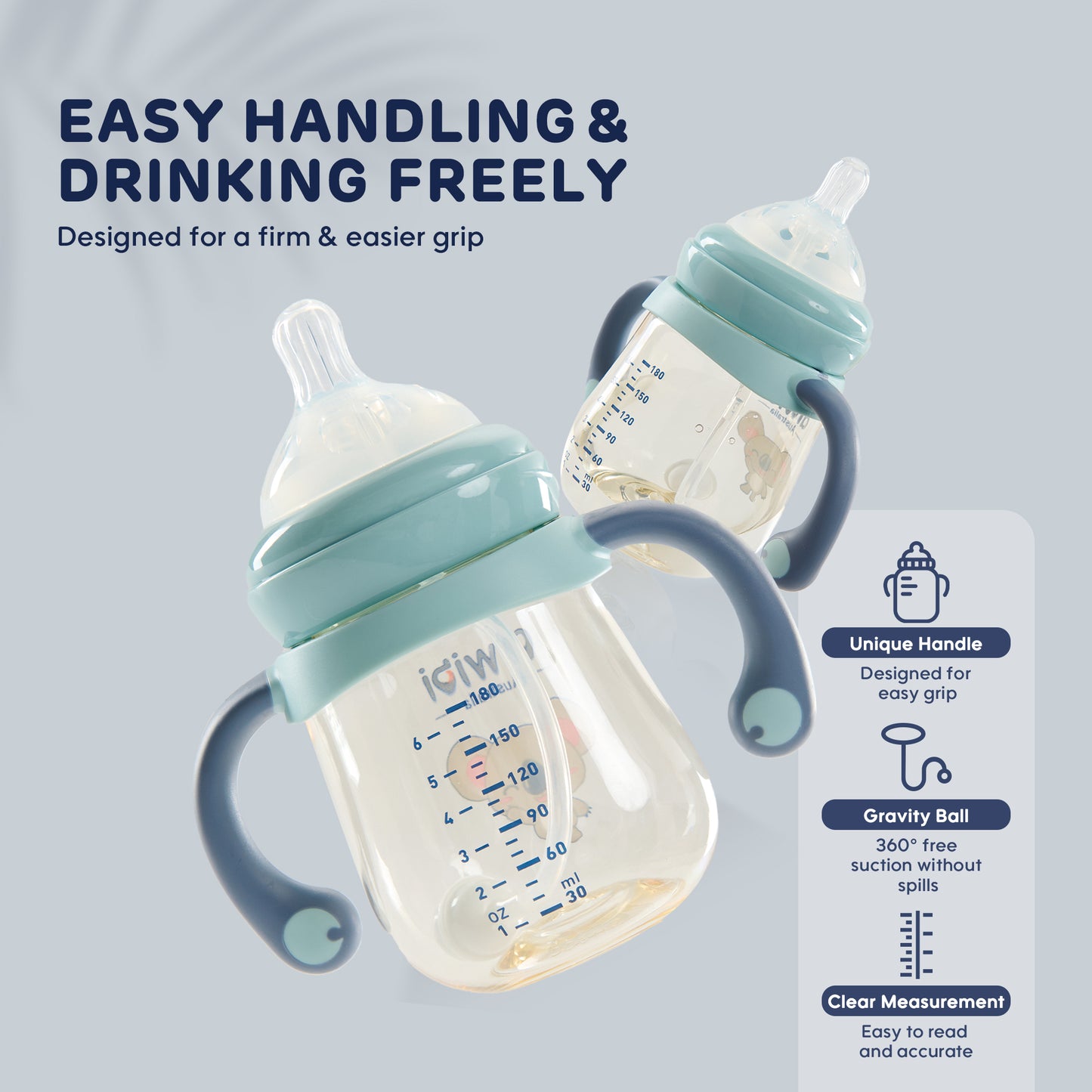 PPSU Heatresistance Anti-colic Bottles 240ml