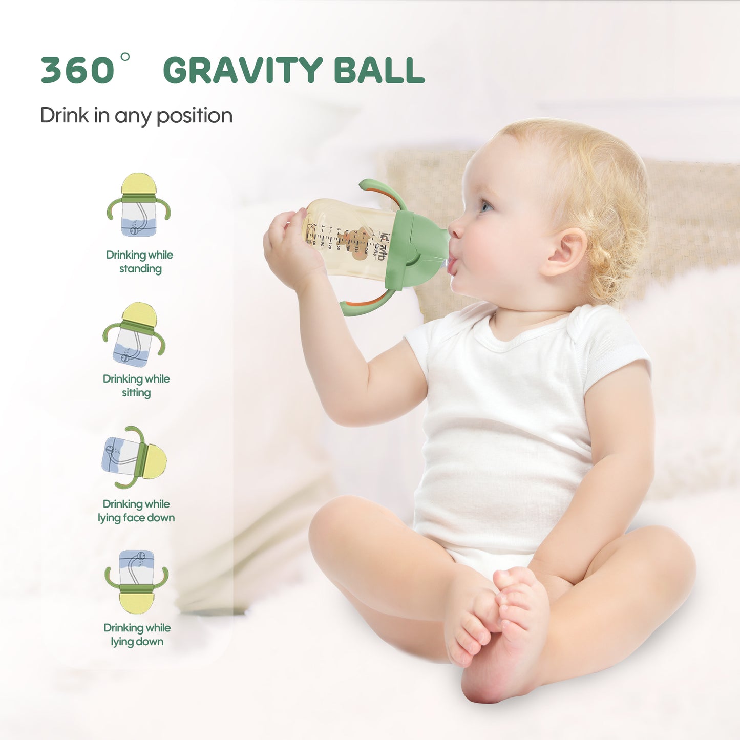 Tritan Shatter-Resist Lightweight Baby Bottle 300ml