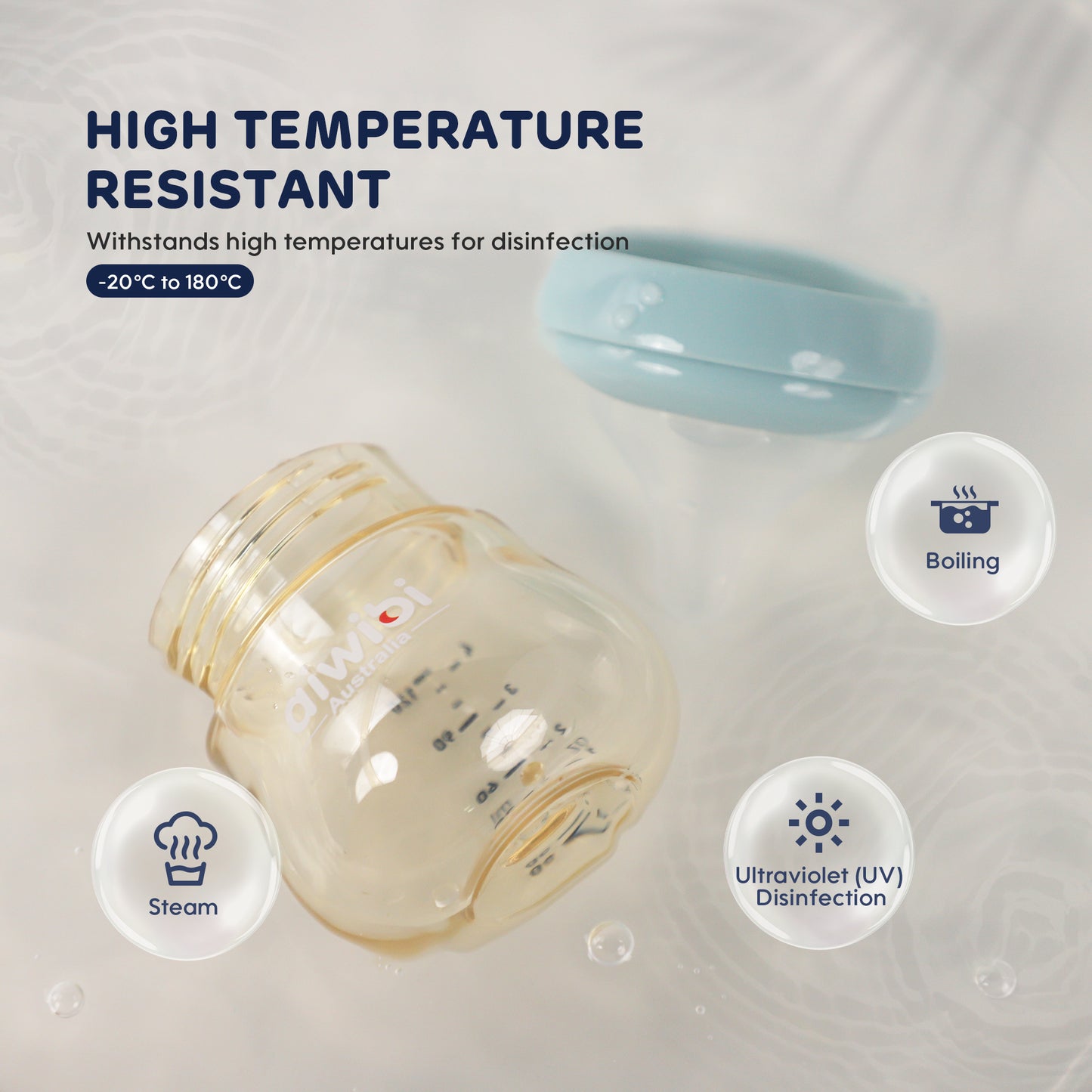 PPSU Heatresistance Anti-colic Bottles 120ml
